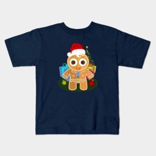 Christmas - Ginger Bread Man Kids T-Shirt